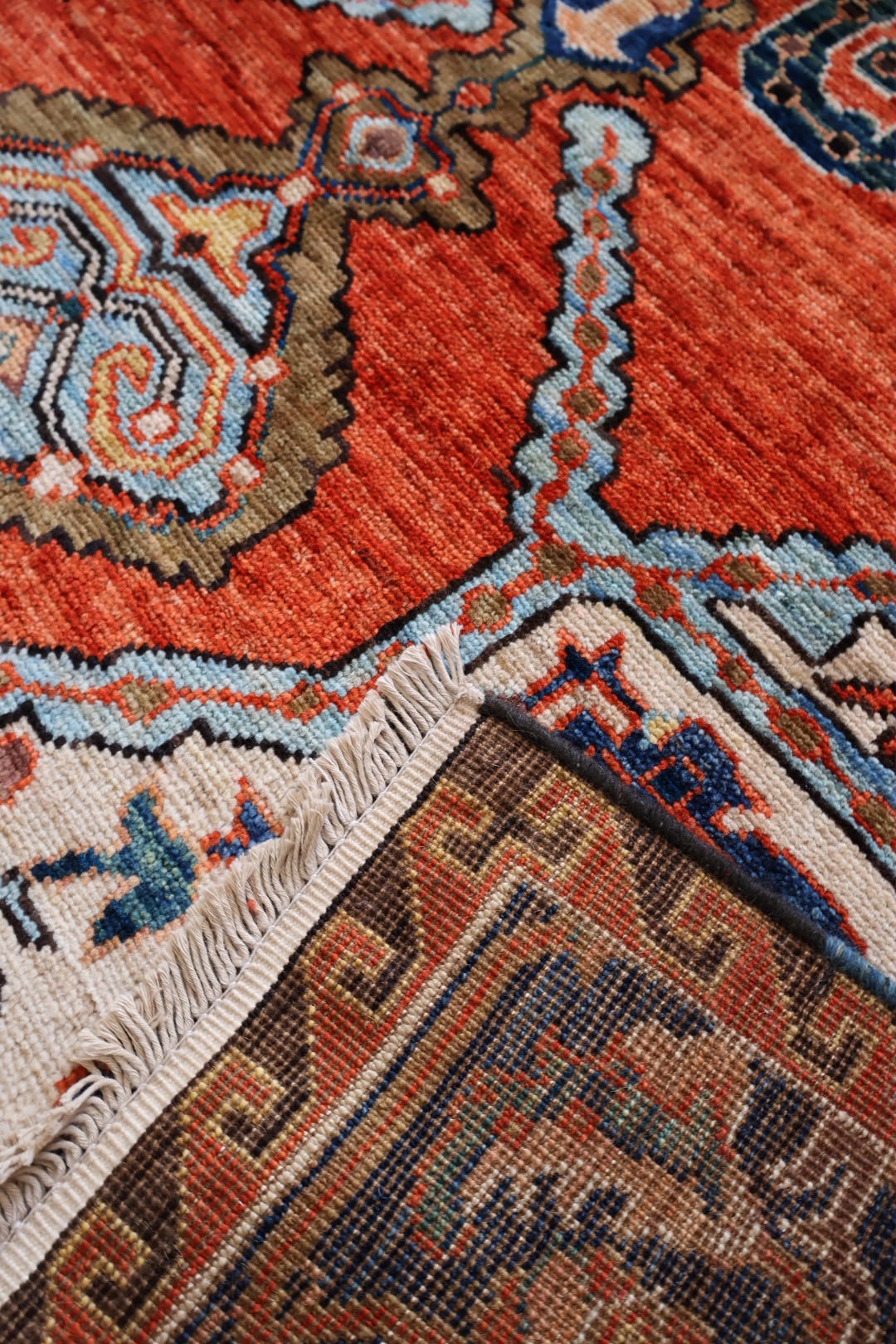 Kabul 3/7 Hand Knotted Afghan Wool Rug 6141 244 x 174cm