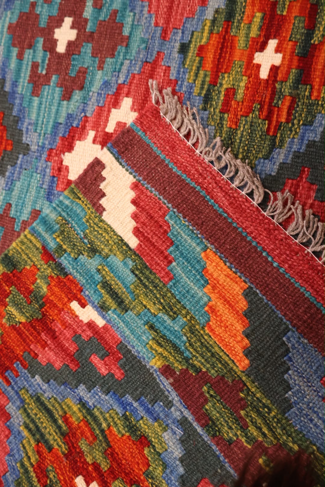 Kabul Hand Woven Afghan Wool Kelim 6200 148 x 104cm