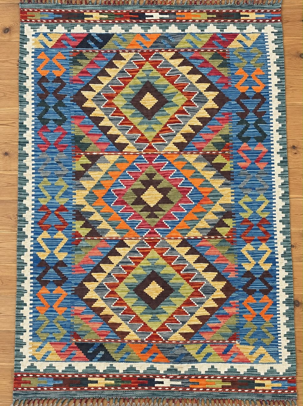 Kabul Kelim Hand-Woven Afghan Wool Rug 6219 151 x 96cm