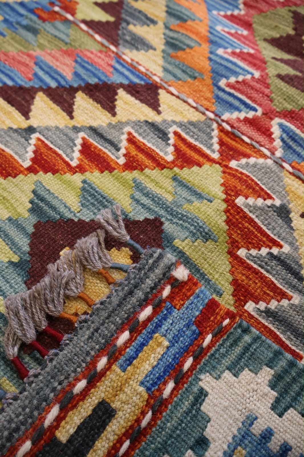 Kabul Kelim Hand-Woven Afghan Wool Rug 6219 151 x 96cm
