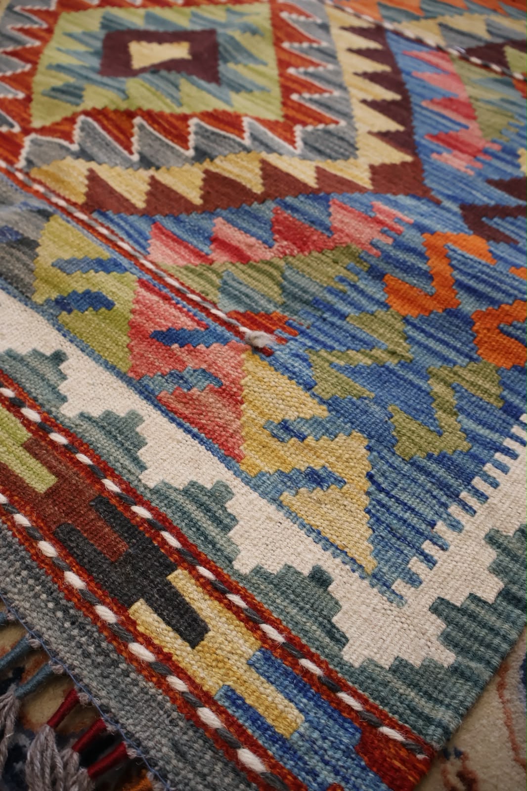 Kabul Kelim Hand-Woven Afghan Wool Rug 6219 151 x 96cm