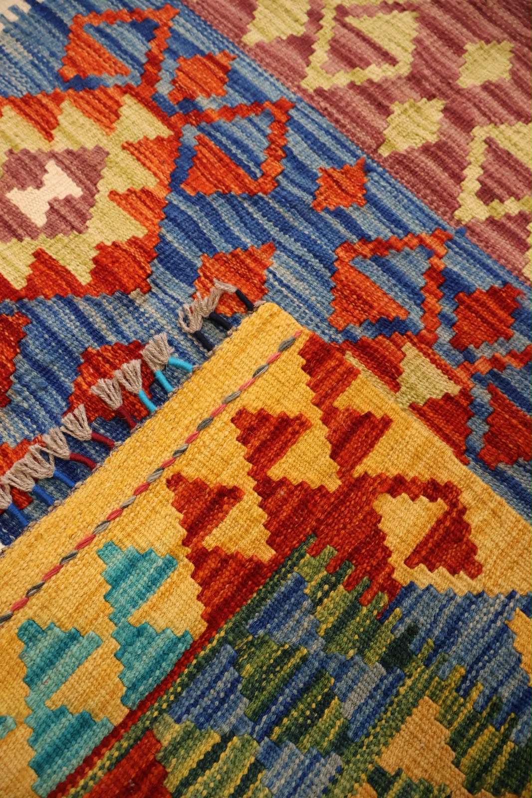 Kabul Kelim Hand-Woven Afghan Wool Rug 6240 181 x 123cm