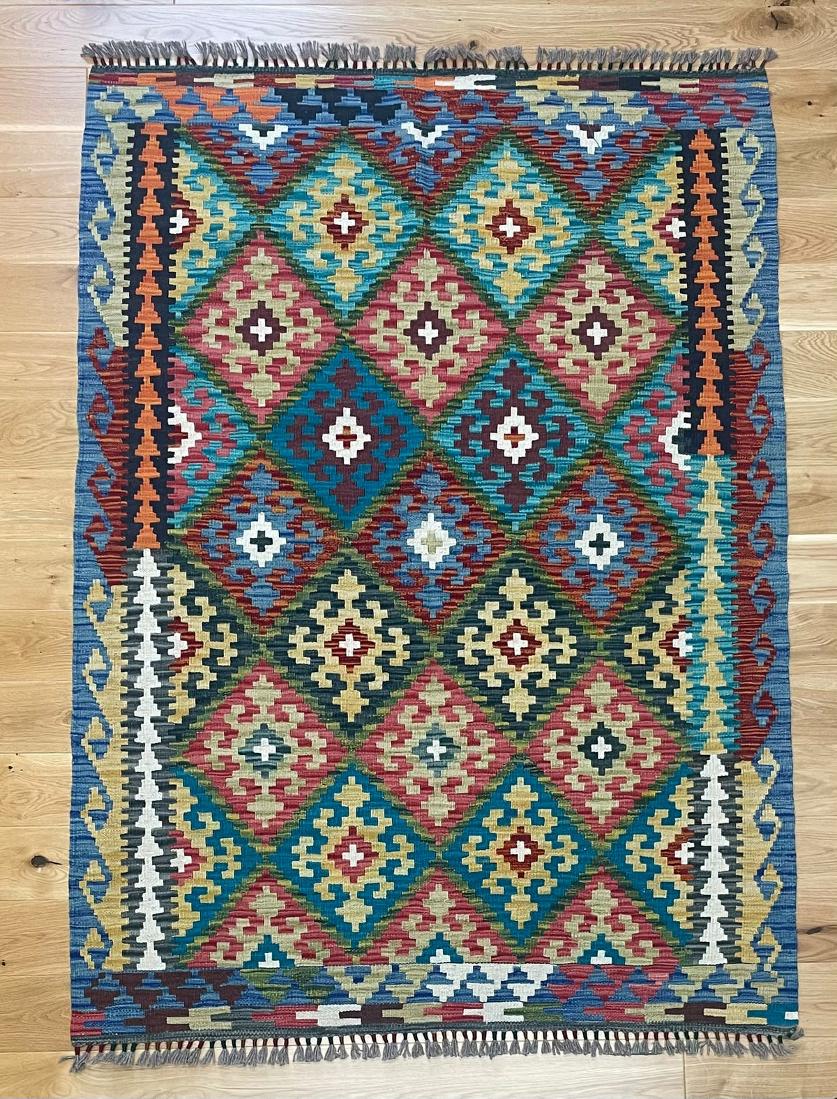 Kabul Hand Woven Afghan Wool Kelim 6241 180 x 128cm