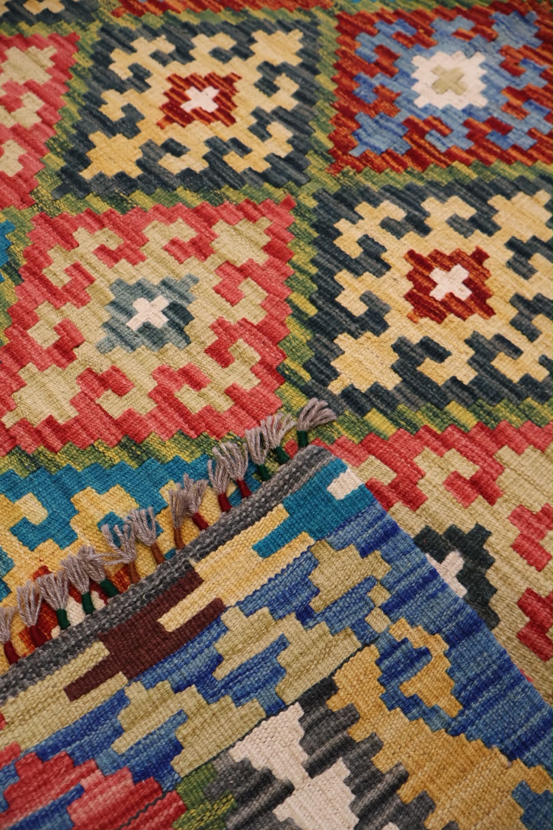Kabul Hand Woven Afghan Wool Kelim 6241 180 x 128cm