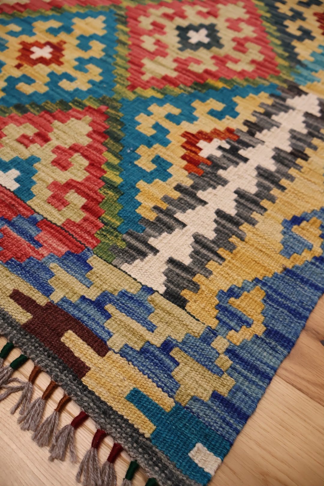Kabul Hand Woven Afghan Wool Kelim 6241 180 x 128cm