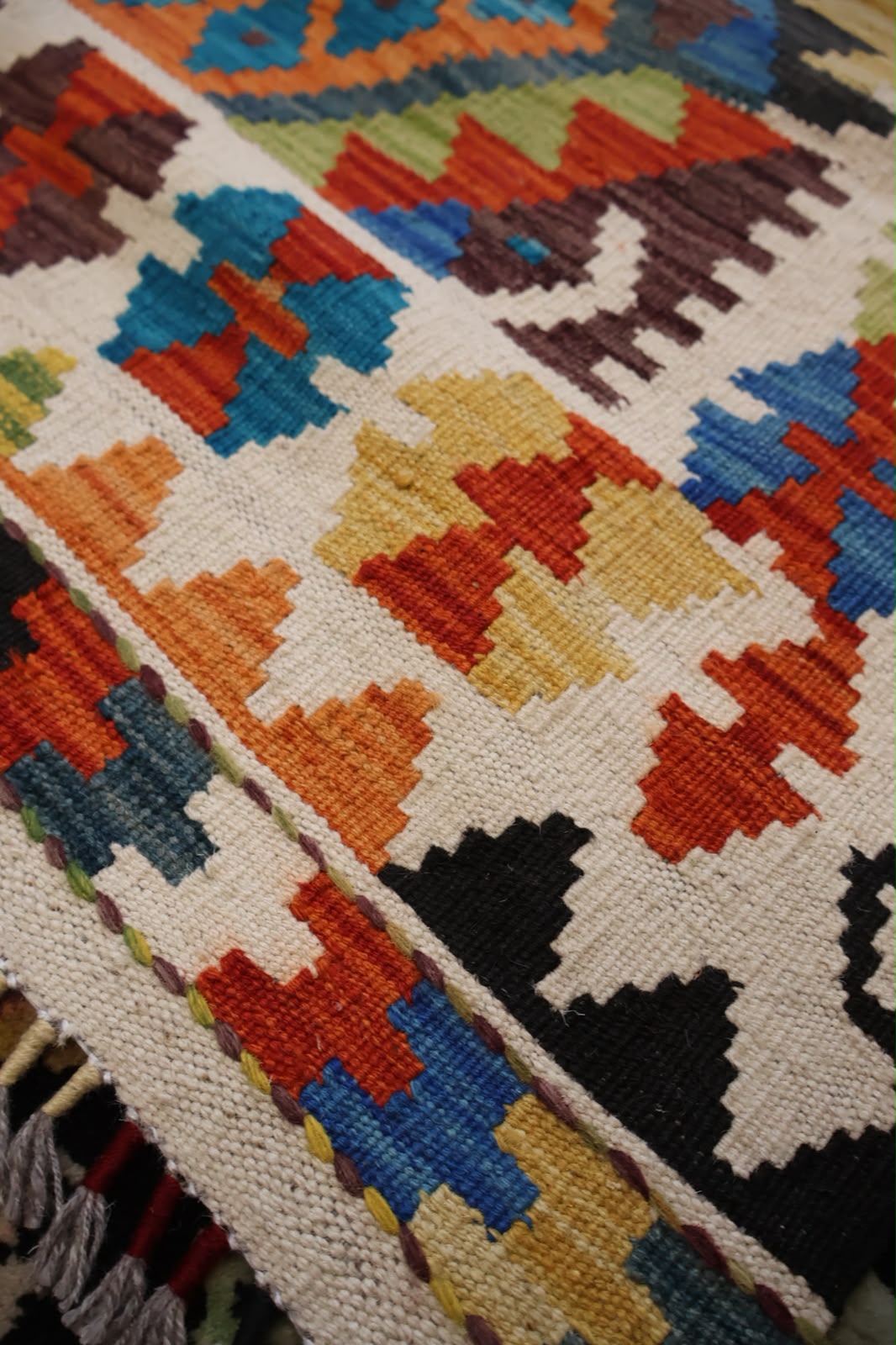Kabul Kelim Hand-Woven Afghan Wool Rug 6212 176 x 133cm