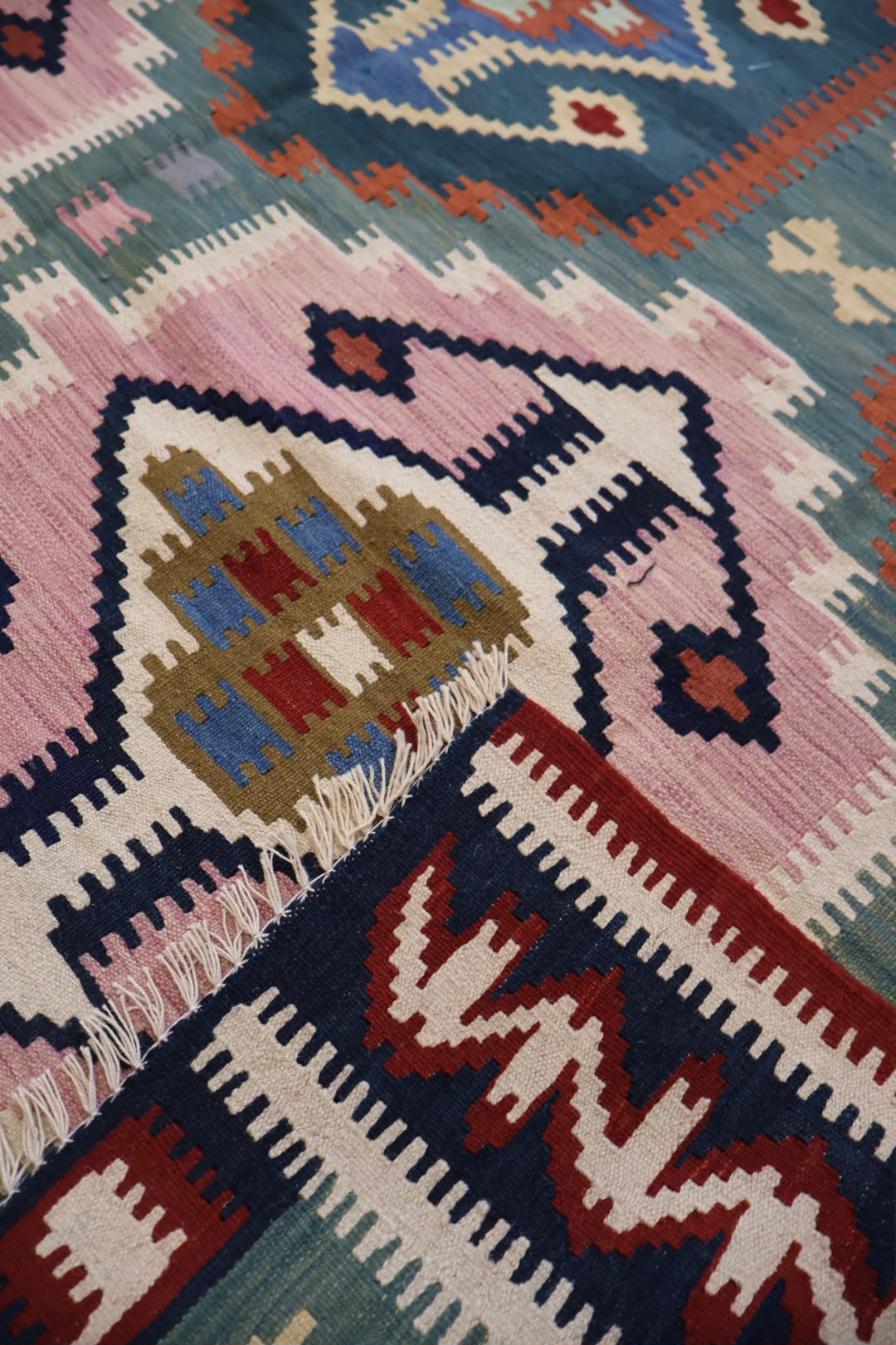 Kabul Hand Woven Afghan Wool Kelim 6251 308 x 192cm