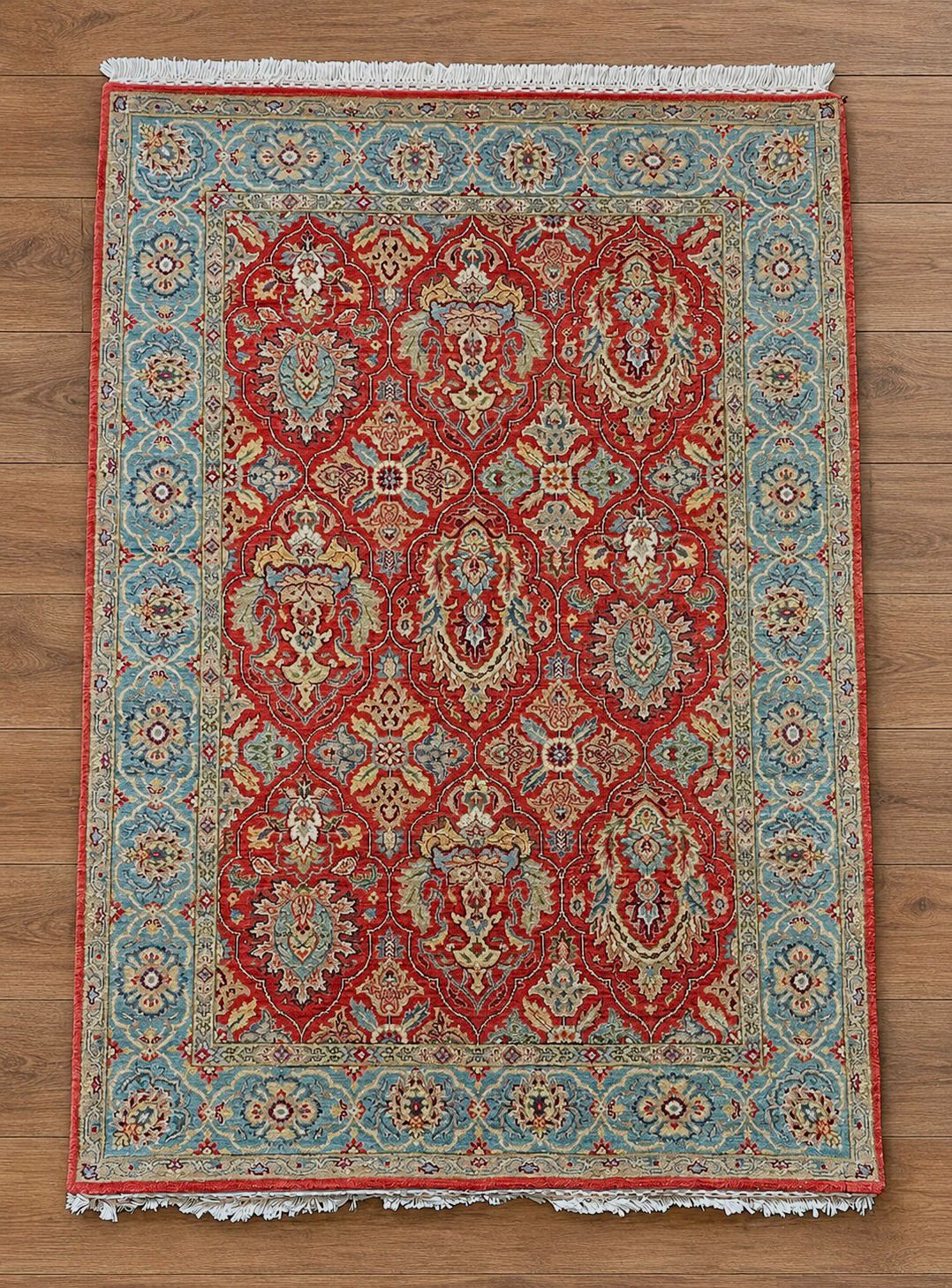 SPR-42 Hand-Knotted Indiana Wool Rug 70 185 x 127cm