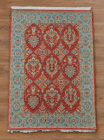 SPR-42 Hand-Knotted Indiana Wool Rug 70 185 x 127cm