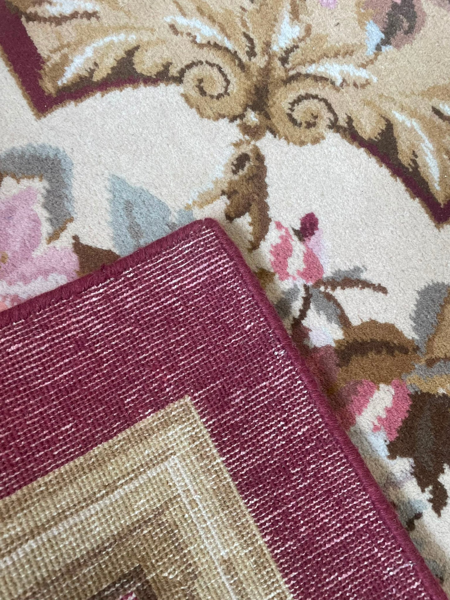 Rushes Hand-Knotted Indian Wool Rug 58855 337 x 245cm