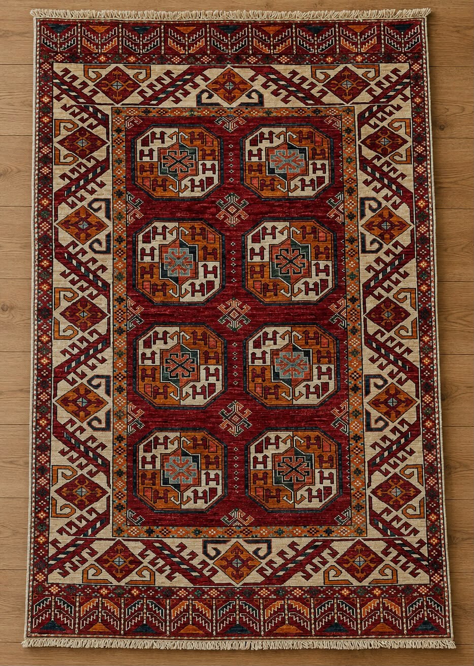 Kabul 12/7 Hand-Knotted Afghan Wool Rug 6150 182 x 121cm