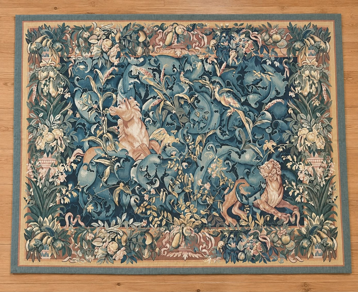 Verdure Hand Woven Wool Tapestry 206 x 168cm