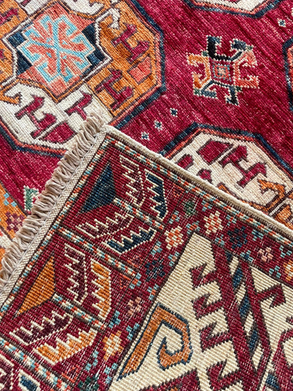 Kabul 12/7 Hand-Knotted Afghan Wool Rug 6150 182 x 121cm