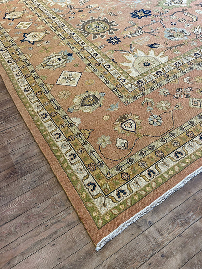 Baroda Soumac Hand Knotted Indian Flatweave Rug  404 x 297cm 11446