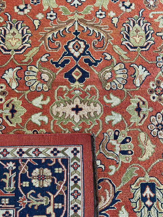 Bijar Hand Knotted Indian Wool Rug 348 x 264cm 3780