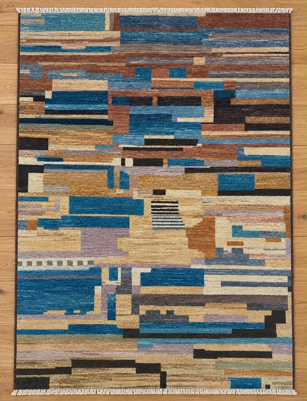 Kabul Hand Knotted Afghan Wool Rug 197 x 156cm 6158