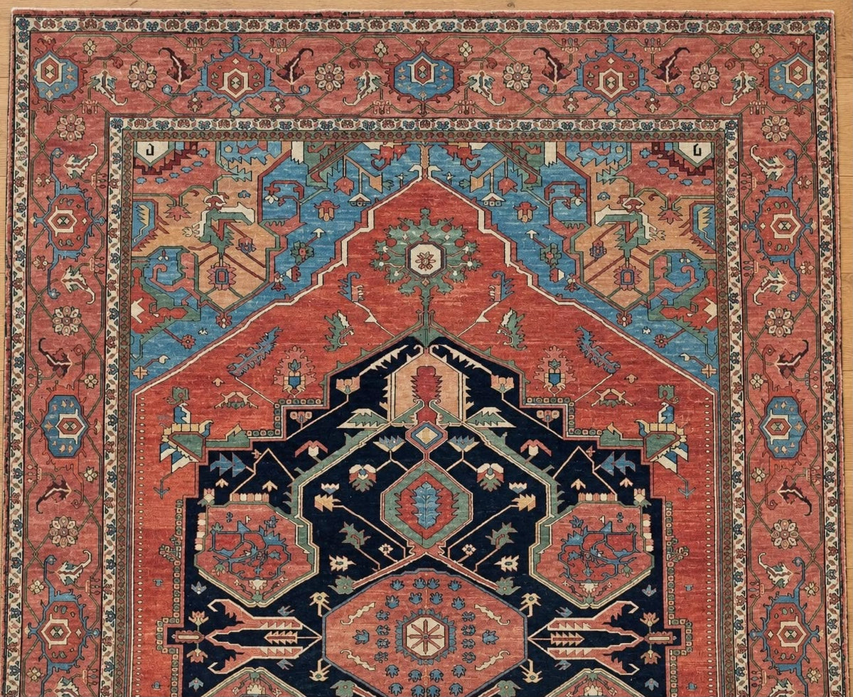 Mamluk Hand-Knotted Indian Wool Rug H-O 12355 394 x 265cm