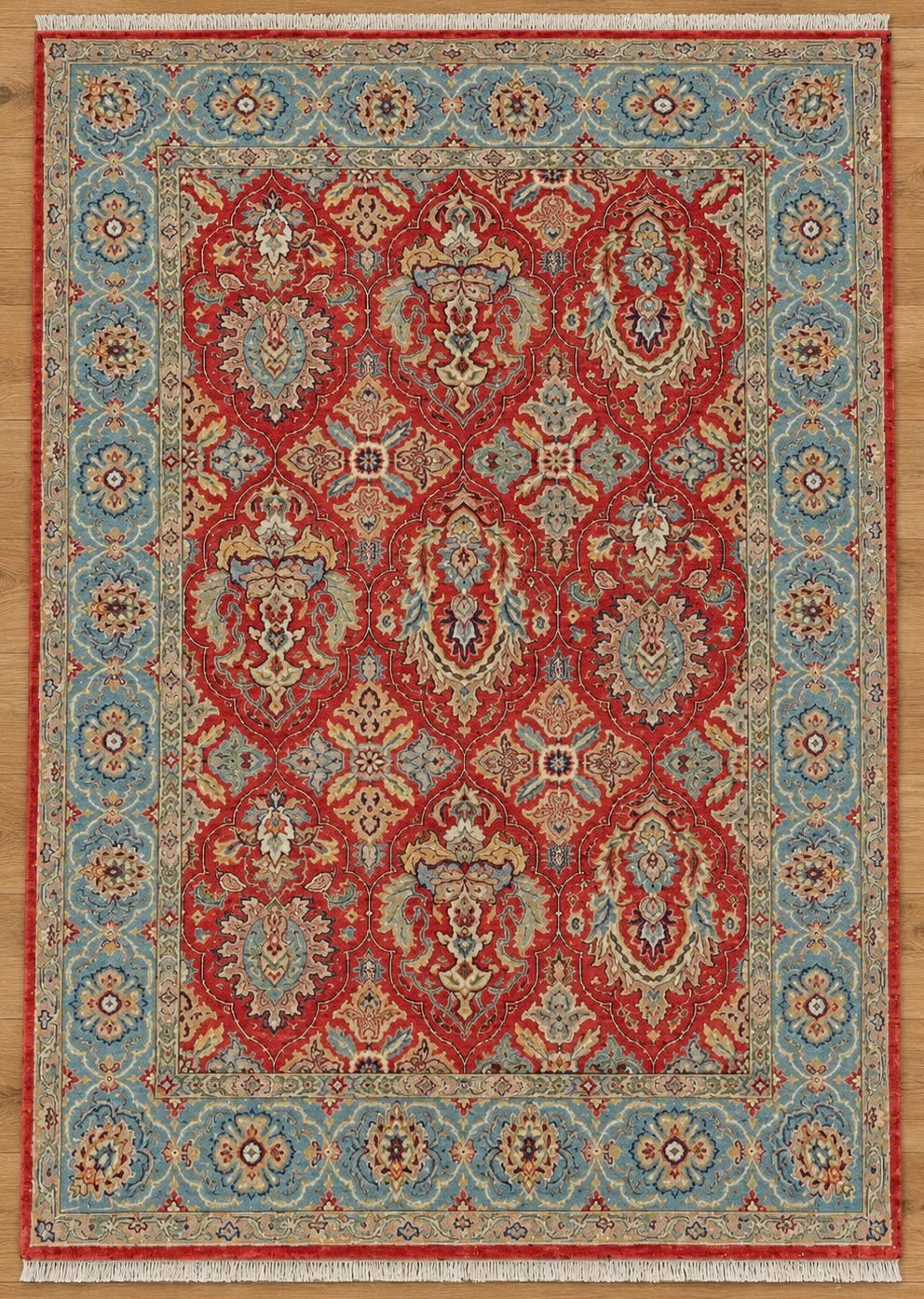 SPR-42 Hand-Knotted Indiana Wool Rug 70 185 x 127cm