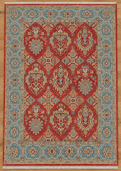 SPR-42 Hand-Knotted Indiana Wool Rug 70 185 x 127cm