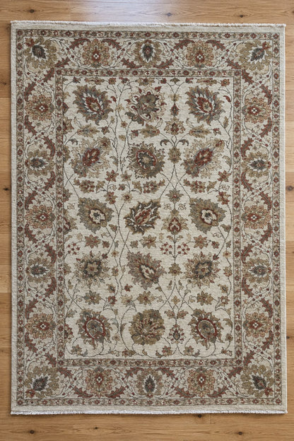 Gazni Hand-Knotted Indian Wool Rug A214 202 x 137cm