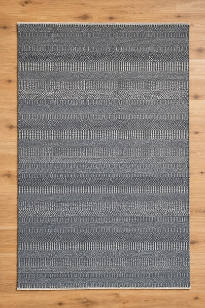 Illusion Hand-Knotted Indian Wool Rug  5016 240 x 169cm