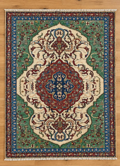 Kabul Hand-Knotted Afghan Wool rug 5944 197 x 147cm