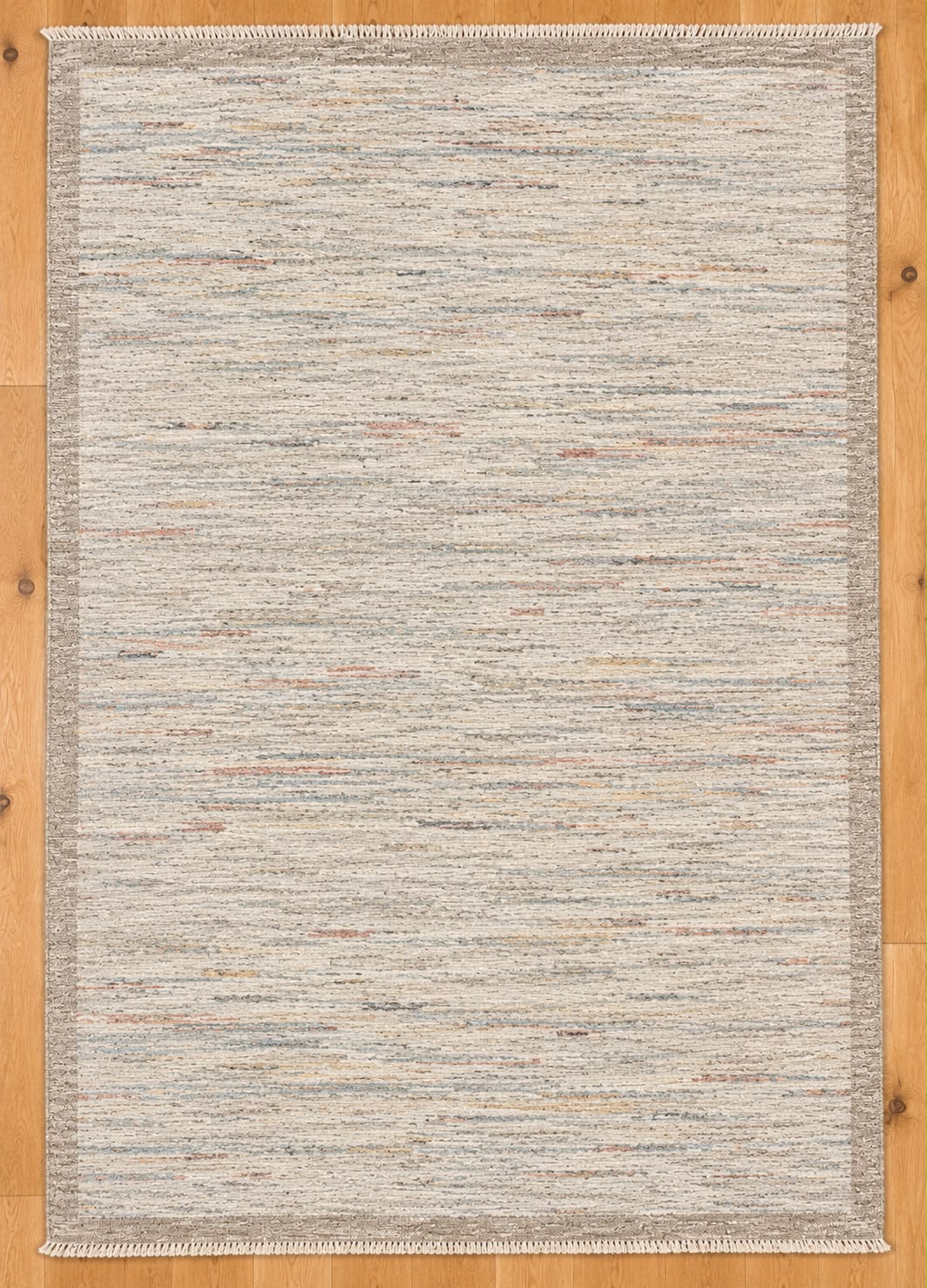 Moroccan Design Hand Knotted Afghan Wool Rug 5867 188 x 121cm