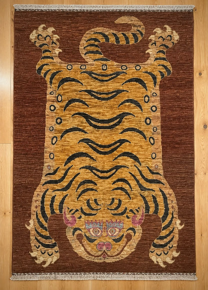 Kabul Hand Knotted Afghan Wool Rug 183 x 122 cm 6151