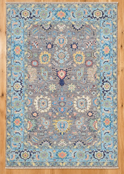 Zeigler Hand Knotted Afghan Wool Rug 4573 186 x 124cm