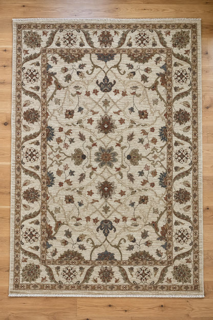 Gazni Hand-Knotted Indian Wool Rug A215 205 x 142cm