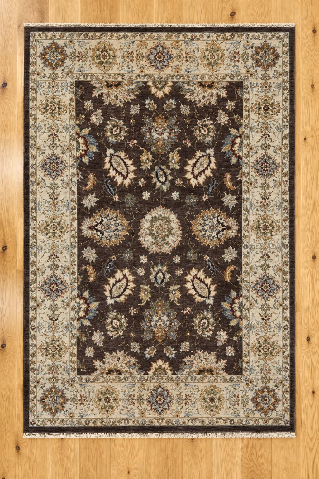 Gazni SL-7 Hand Knotted Indian Wool Rug 180 x 123cm 14773