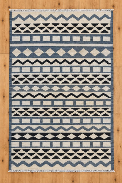 Shirvan Kelim Hand-Woven Afghan Wool Rug 5180 178 x 121cm
