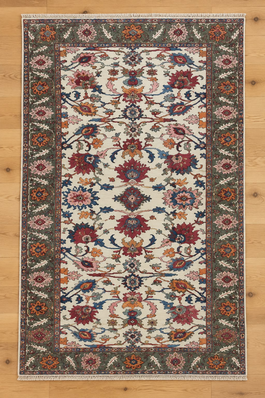 Kabul Hand Knotted Afghan Wool Soumak Rug 239 x 166cm 6167