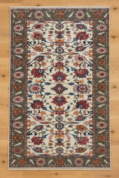 Kabul Hand Knotted Afghan Wool Soumak Rug 239 x 166cm 6167
