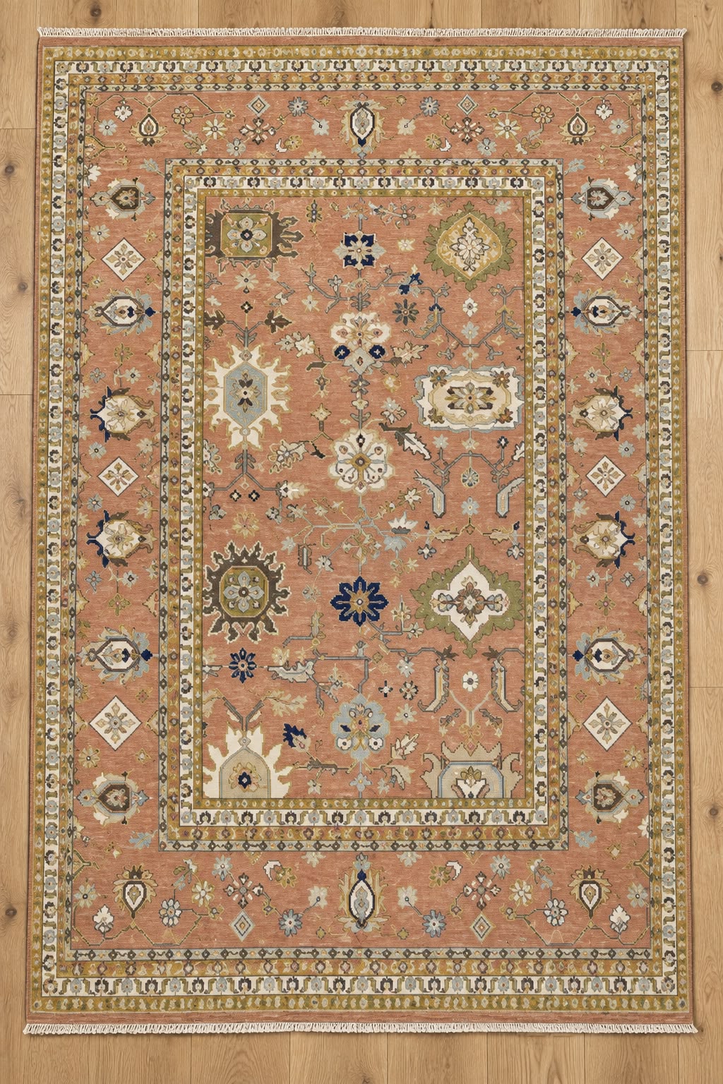 Baroda Soumac Hand Knotted Indian Flatweave Rug  404 x 297cm 11446