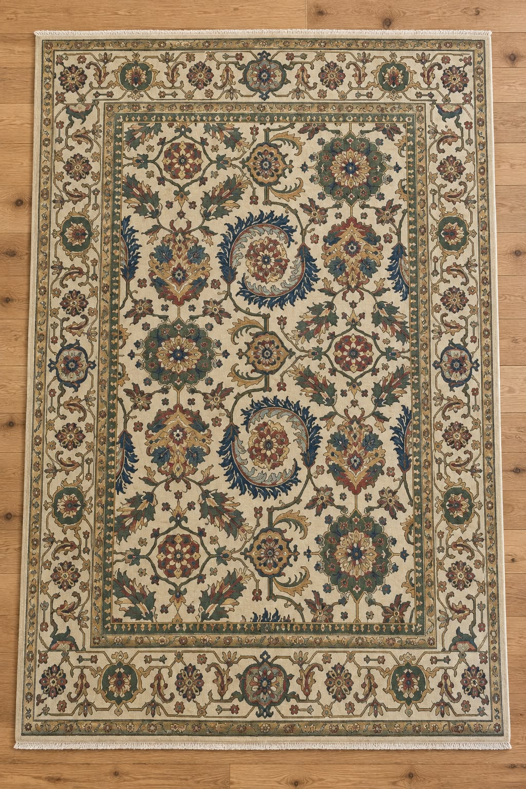 Sindh Hand Knotted Indian Wool Rug 356 x 276cm 3313