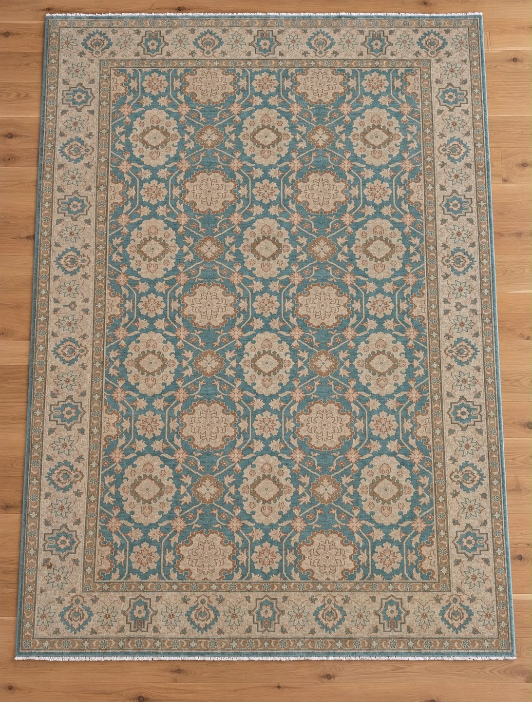 Zeigler Hand Knotted Afghan Wool Rug 4883 281 x 185cm