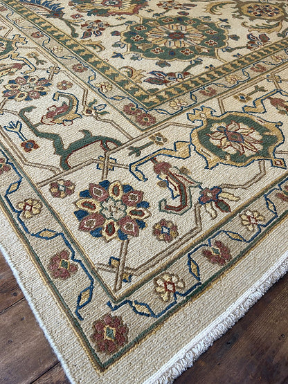 Sindh Hand Knotted Indian Wool Rug 356 x 276cm 3313