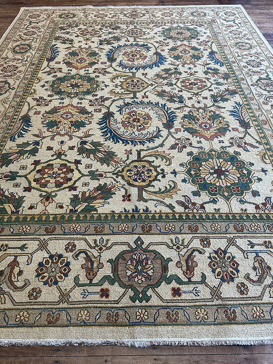 Sindh Hand Knotted Indian Wool Rug 356 x 276cm 3313